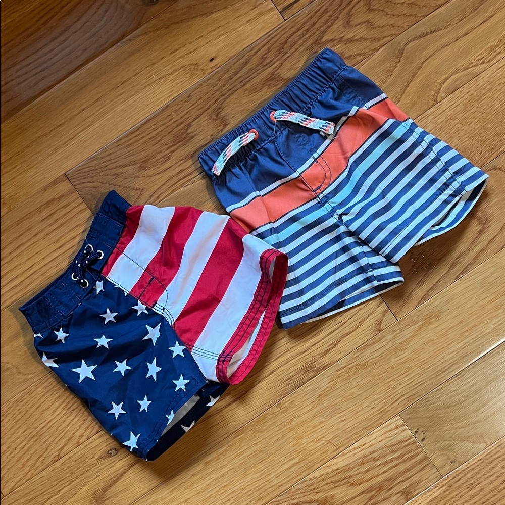 Oshkosh & Carters 6mos swim trunks
